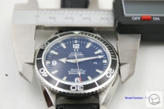 Omega Seamaster Planet Ocean Autoamtic Leather Strap Chronometer OM2412200
