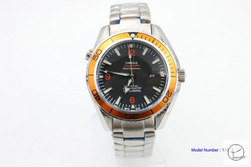 Omega Seamaster Planet Ocean Autoamtic Movement Orange Bezel Stainless Steel OM26995420