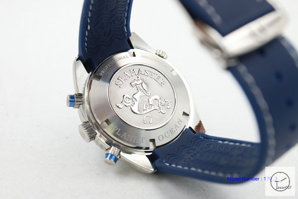Omega Seamaster Planet Ocean Quartz Movement Chronograph Rubber STRAP OM26987420