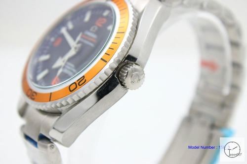 Omega Seamaster Planet Ocean Autoamtic Movement Orange Bezel Stainless Steel OM26995420