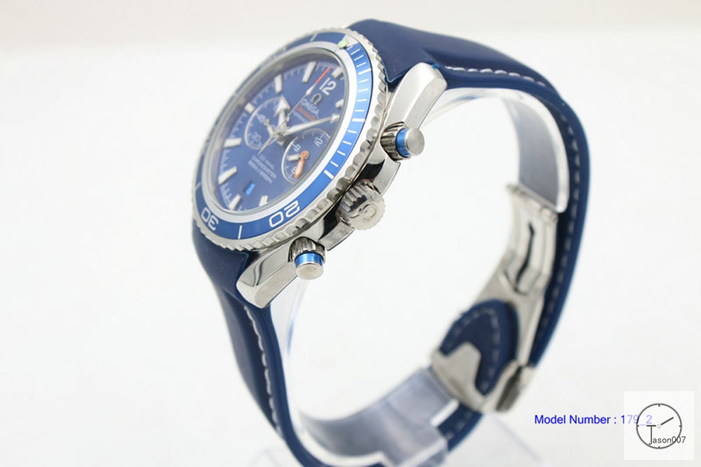 Omega Seamaster Planet Ocean Quartz Movement Chronograph Rubber STRAP OM26987420