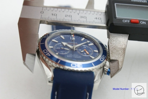 Omega Seamaster Planet Ocean Quartz Movement Chronograph Rubber STRAP OM26987420