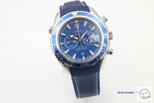 Omega Seamaster Planet Ocean Quartz Movement Chronograph Rubber STRAP OM26987420