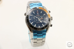 Omega Seamaster Planet Ocean Quartz Movement Chronograph Blakc Dial Stainless Steel OM2694460