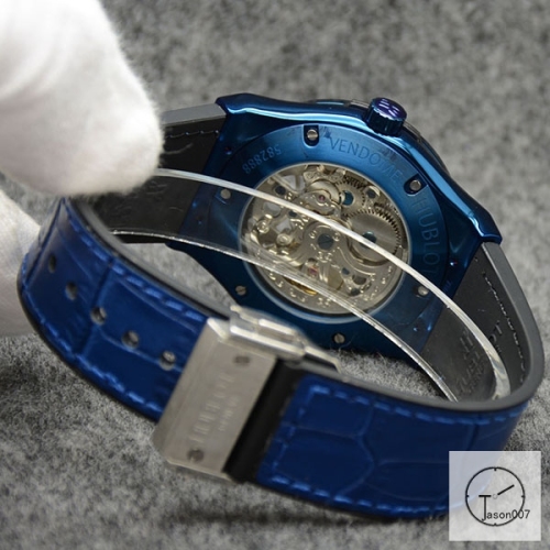 Hublot Fusion Skeleton Dial Case Stainless steel Automatic Mechincal Movement Rubber Strap Geneva Glass Back Men's Watch HUBX364009802530