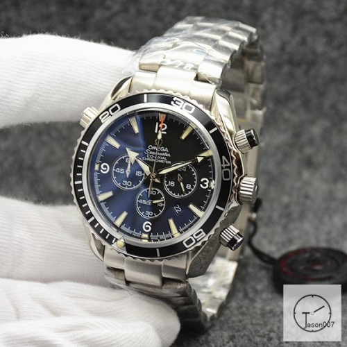 Omega Seamaster Skyfall 007 Blue Dial Limited Edition Quantum Of Solace Planet Ocean Black Dial Quartz Chronograph Function Stainless Steel OM268775620