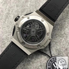 Hublot Big Bang Ferrari Unico Case Stainless steel Quartz chronograph Leather Strap Geneva Date Men's Watch HUBX496002520