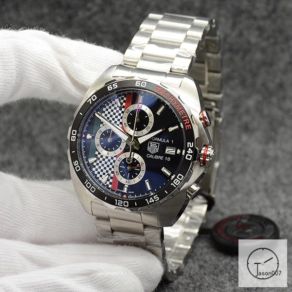 Tag Heuer Caliber 16 Quartz Chronograph Tachymeter Gray Dial Men's Watch AHG29778995850