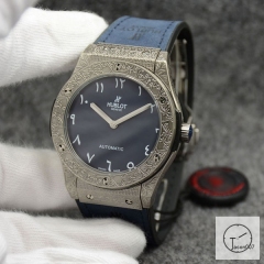 Hublot Fusion Carving Case Stainless steel Automatic Mechincal Movement Rubber Strap Geneva Glass Back Men's Watch HUBX399102580