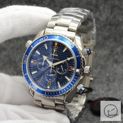 Omega Seamaster Skyfall 007 Blue Dial Limited Edition Quantum Of Solace Planet Ocean Black Dial Quartz Chronograph Function Stainless Steel OM268775620