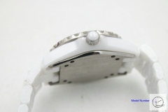 Chanel J12 Silver Dial 33MM Size Ceramic Watch Quartz Battery Movement Womens Watches CHA1213795600