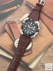 BELL ROSS Blue Dial Automatic Movement Brown Leather Strap Skip To The Beginning Of The Images Gallery BELL AND ROSSDiver Automatic Blue Dial Men's Watch BR0392-D-BU-ST/SRB B299056560