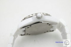 Chanel J12 Silver Dial 33MM Size Ceramic Watch Quartz Battery Movement Womens Watches CHA1211795600