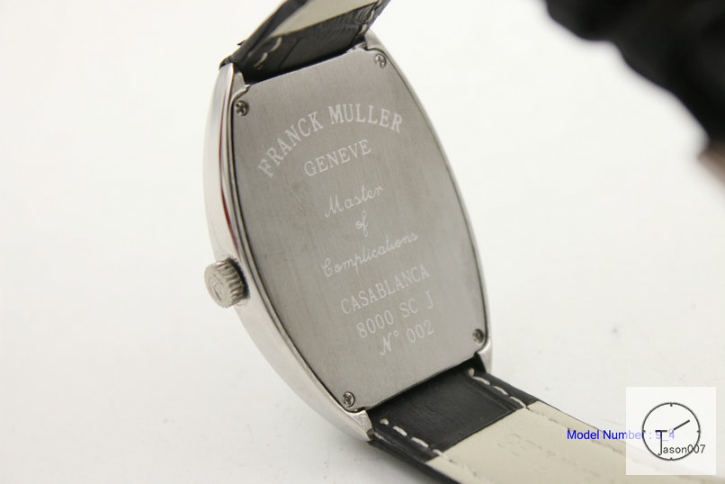 Franck&Muller CASABLANCA 8000 SC Quartz Movement Leather Strap 30mm diameter FM10398480