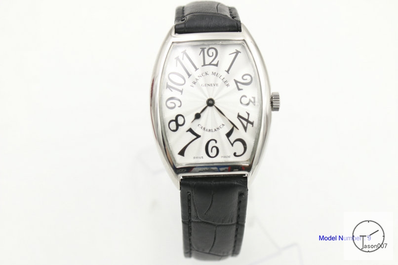 Franck&Muller CASABLANCA 8000 SC Quartz Movement Leather Strap 30mm diameter FM10398480