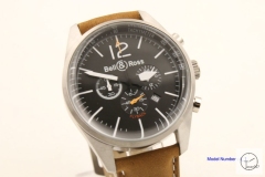 BELL ROSS BR V3 Flyback Black Dial Quartz Chronograph Stopwatch Leather Strap Skip To The Beginning Of The Images Gallery BELL AND ROSS Diver Leather Strap B21068656530