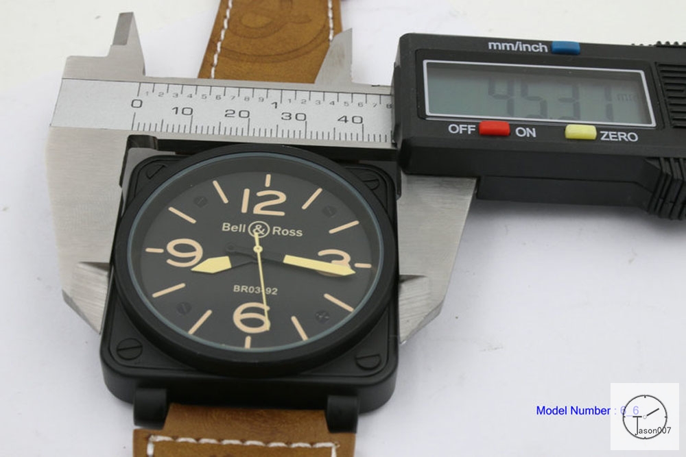 BELL ROSS BR B3-92 Black Dial Automatic Mechincal Movement Leather Strap Skip To The Beginning Of The Images Gallery BELL AND ROSS Diver Leather Strap B21070656530