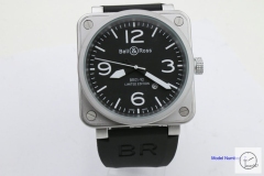 BELL ROSS BR B3-92 Black Dial Automatic Mechincal Movement Leather Strap Skip To The Beginning Of The Images Gallery BELL AND ROSS Diver Leather Strap B21071656530