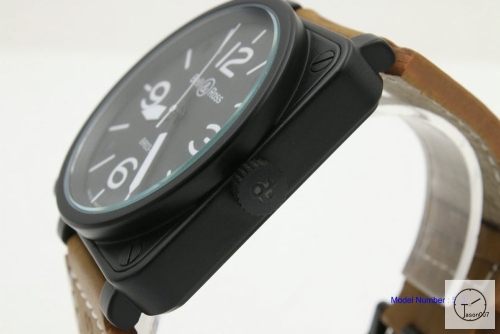 BELL ROSS BR B3-92 Black Dial Automatic Mechincal Movement Leather Strap Skip To The Beginning Of The Images Gallery BELL AND ROSS Diver Leather Strap B21069656530
