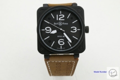 BELL ROSS BR B3-92 Black Dial Automatic Mechincal Movement Leather Strap Skip To The Beginning Of The Images Gallery BELL AND ROSS Diver Leather Strap B21069656530