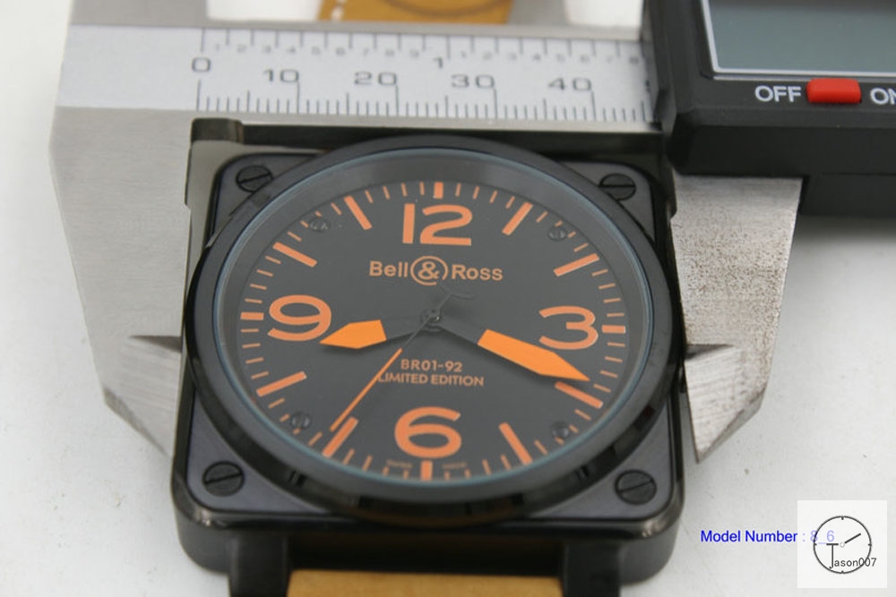 BELL ROSS BR B3-92 Black Dial Automatic Mechincal Movement Leather Strap Skip To The Beginning Of The Images Gallery BELL AND ROSS Diver Leather Strap B21072656530