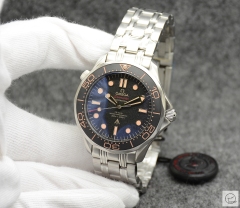 Omega 2020 Seamaster Driver 300M 007 Edition No Time To Die Automatic Movement watch Stainless Steel OM26498770