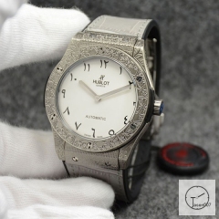 Hublot Fusion Carving Case Stainless steel Automatic Mechincal Movement Rubber Strap Geneva Glass Back Men's Watch HUBX399302580