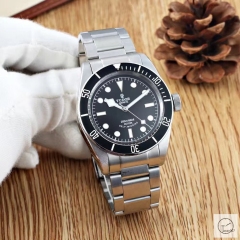 Tudor Black Bay Black Dial Automatic Mechincal Movement Stainless Steel 70330N-95740 Pre-Owned Stainless Steel Leather Brown Strap Mens Wristwatches TUF26144785450