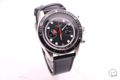 Tudor Heritage Quartz Chronograph 70330N-95740 Pre-Owned Stainless Steel Leather Strap Mens Wristwatches TUF25884785450