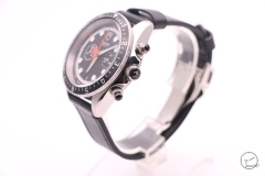 Tudor Heritage Quartz Chronograph 70330N-95740 Pre-Owned Stainless Steel Leather Strap Mens Wristwatches TUF25884785450