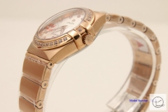 Omega Constellation Eve Rose Gold Silver Dial Limited Edition Quartz Battery Movement Stainless Steel Womens Watches OMX267185650
