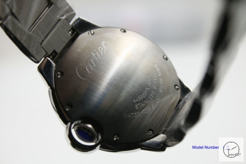 Cartier blue balloon W69008Z3 Silver 39mm Sapphire Glass Men's Cal.2813 Automatic Movement High Quality Watch CAR2100360