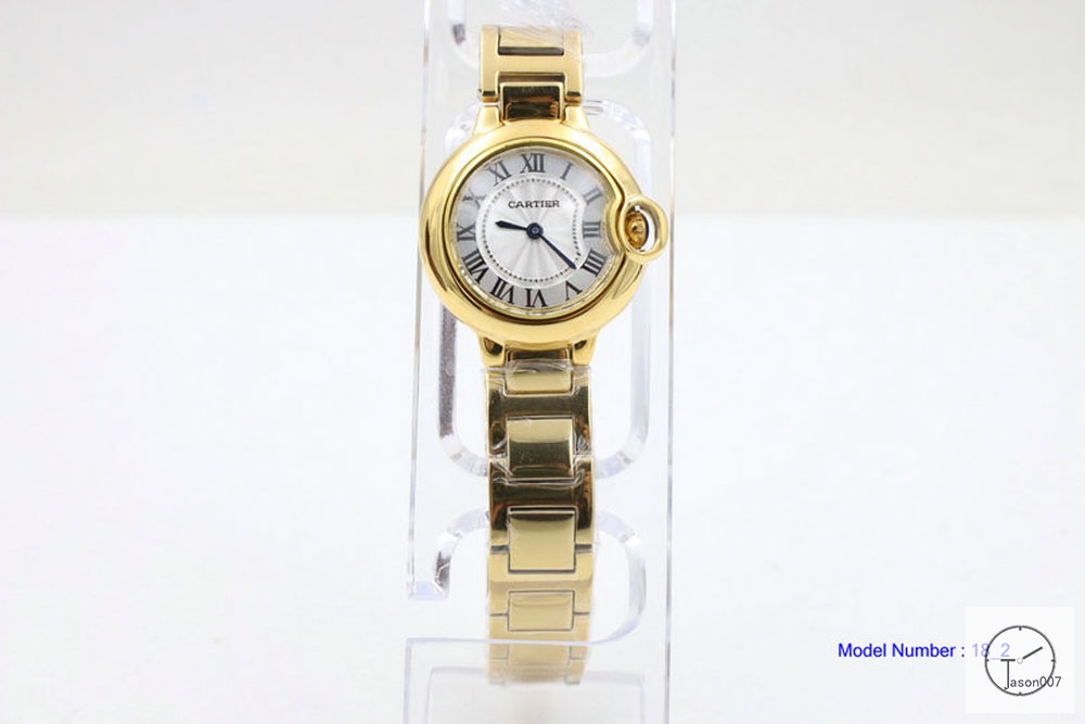 Cartier blue balloon 31mm 18k Gold Men's Quartz Movement High Quality Women Watch CAR2100700