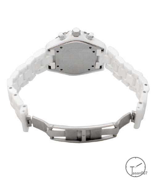 Chanel J12 Sliver Dial 38MM Size Ceramic Watch Quartz Chronograph Battery Movement Womens Watches CHA32683545885660