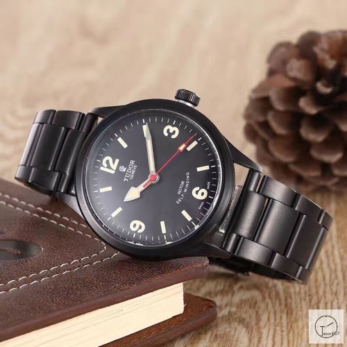 Tudor Heritage Ranger Pvd Black Dial Automatic Mechincal Movement Stainless Steel 70330N-95740 Pre-Owned Stainless Steel Strap Mens Wristwatches TUF26504785450