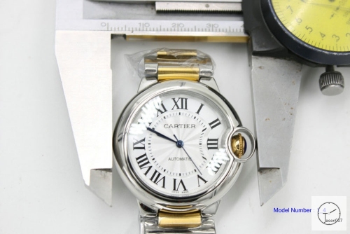 Cartier blue balloon W2BB0022 18K Gold Two Tone 39mm Men's Auotmatic Movement Watch