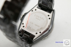 Chanel J12 Black Dial 38MM Size Ceramic Watch Quartz Battery Movement Womens Watches CHA1272785600