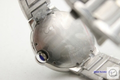 Cartier blue balloon WSBB0016 18K Silver 42mm Date Sapphire Glass Men's Cal.2813 Automatic Movement High Quality Watch CAR2100560
