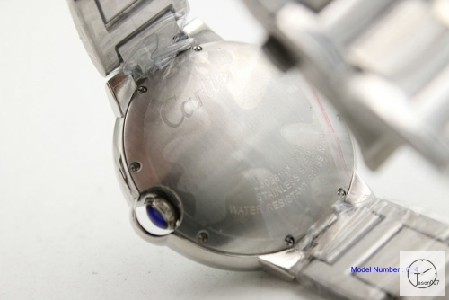 Cartier blue balloon WSBB0016 18K Silver 42mm Date Sapphire Glass Men's Cal.2813 Automatic Movement High Quality Watch CAR2100560