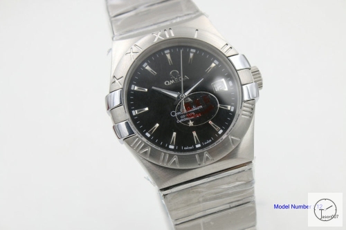 Omega Constellation Black Dial Limited Edition Quartz Battery Movement Stainless Steel Mens Watches OMX269985650