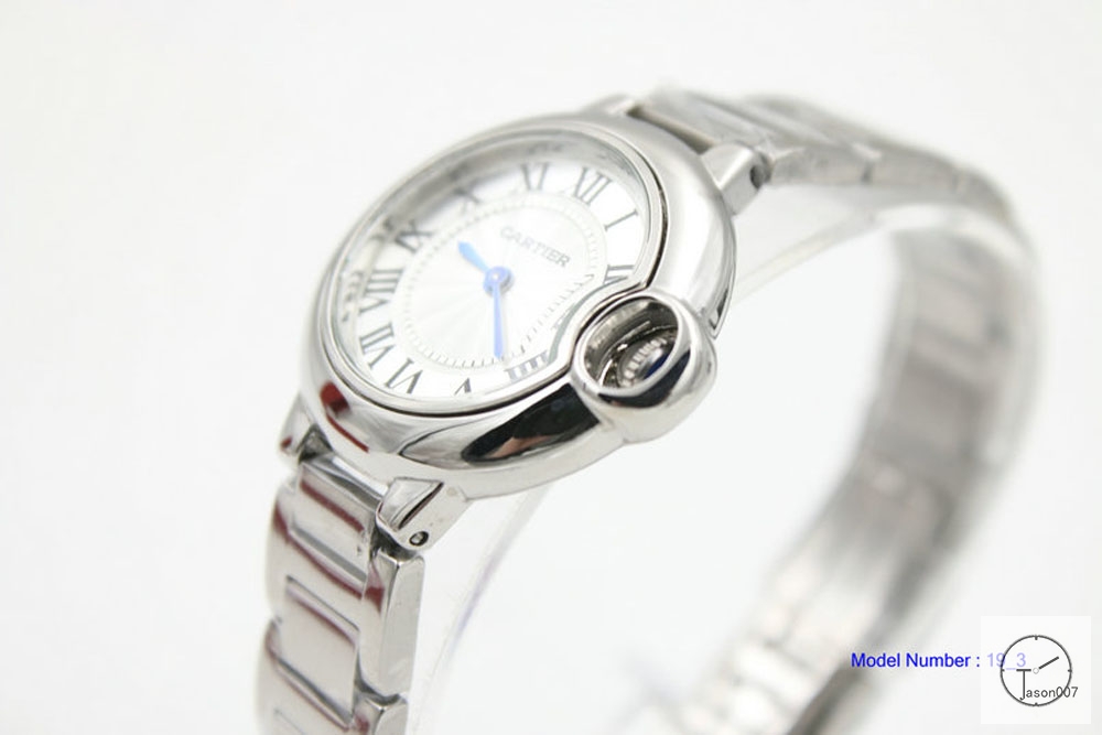 Cartier blue balloon 31mm 18k Silver Men's Quartz Movement High Quality Women Watch CAR1100780