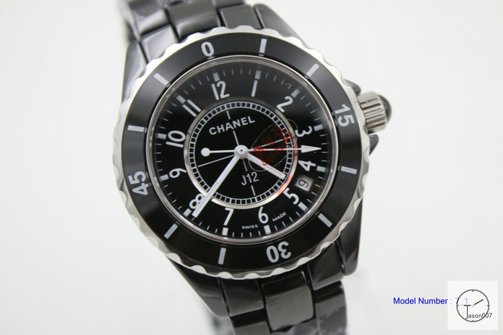 Chanel J12 Black Dial 33MM Size Ceramic Watch Quartz Battery Movement Womens Watches CHA1276785600