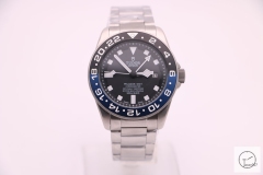 Tudor Pelagos GMT Batman Bezel Black Dial Automatic Mechincal Movement Stainless Steel 70330N-95740 Pre-Owned Stainless Steel os Stainless Strap Mens Wristwatches TUF36775785420