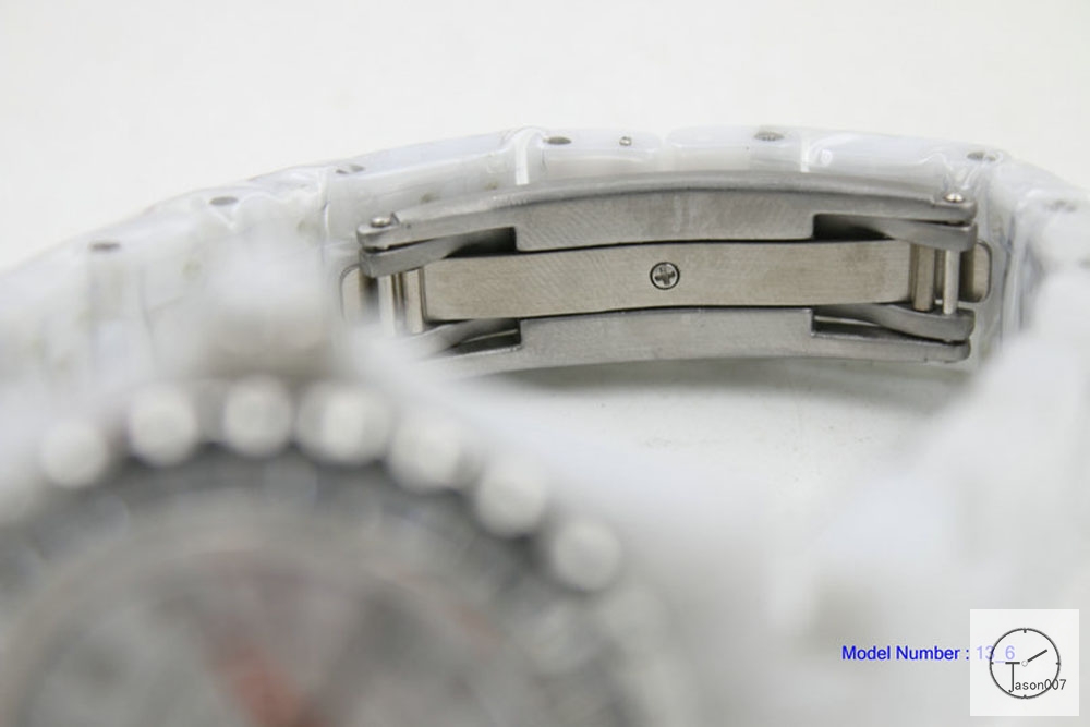 Chanel J12 Silver Dial Squar Diamond Bezel 33MM Size Ceramic Watch Quartz Battery Movement Womens Watches CHA2279785600