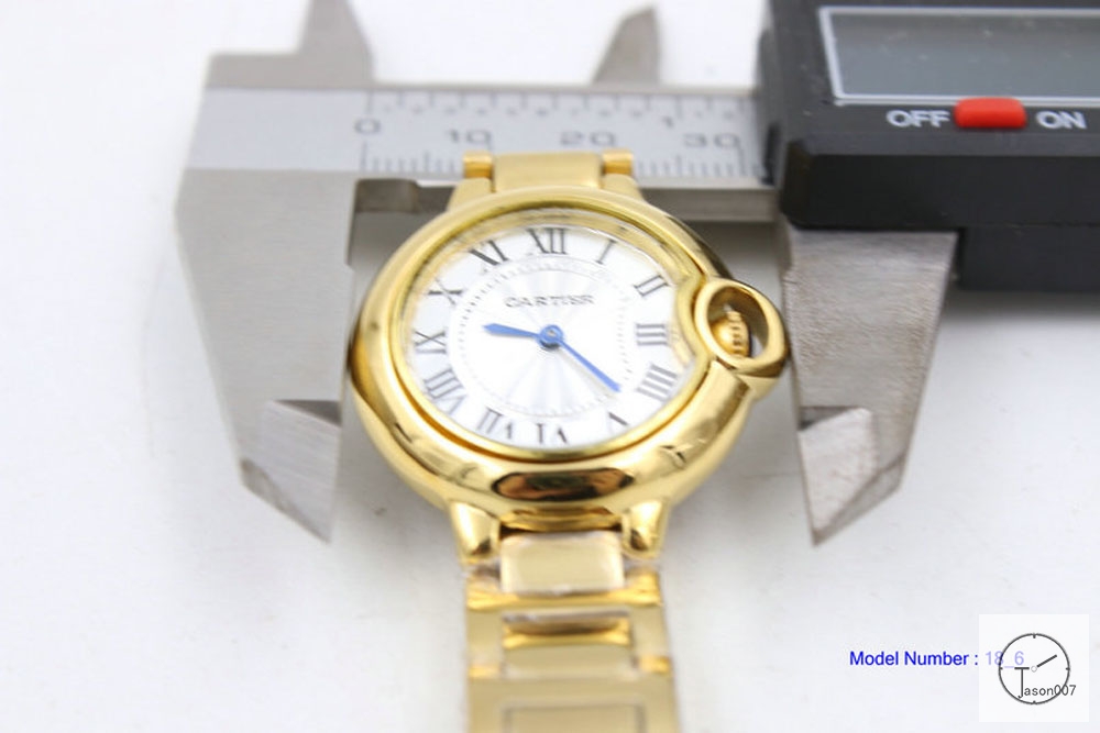 Cartier blue balloon 31mm 18k Gold Men's Quartz Movement High Quality Women Watch CAR2100700