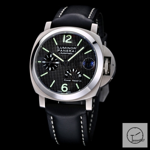 PANERAI LUMINOR POWER RESERVE - 47MM PAM00423 Automatic Mechical Black Leather Strap Mens Watches ADFC37995480