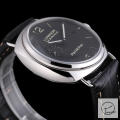 Panerai Radiomir Venti Automatic Mechincal Black Dial PVD Black Case Glass Back 47MM PAM00423 Automatic Mechical Black Leather Strap Mens Watches ADFC38285450