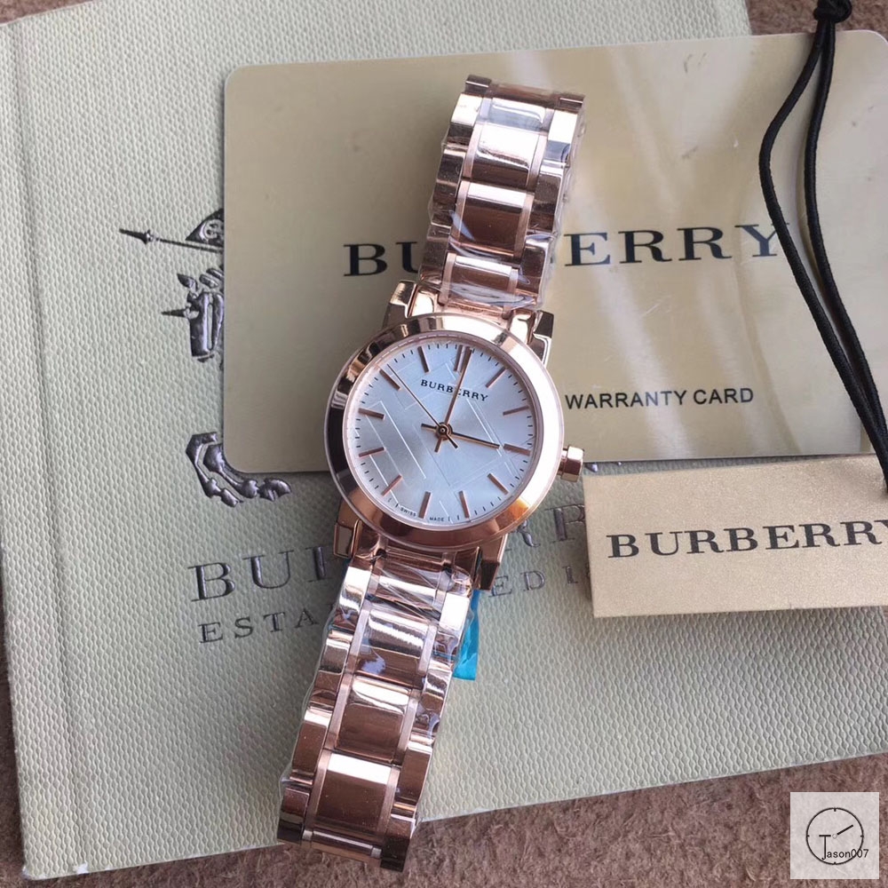 Burberry Silver Dial Dial Stainless Steel Bracelet Watch 383mm BU9038 Womens Wristwatches BU153668390