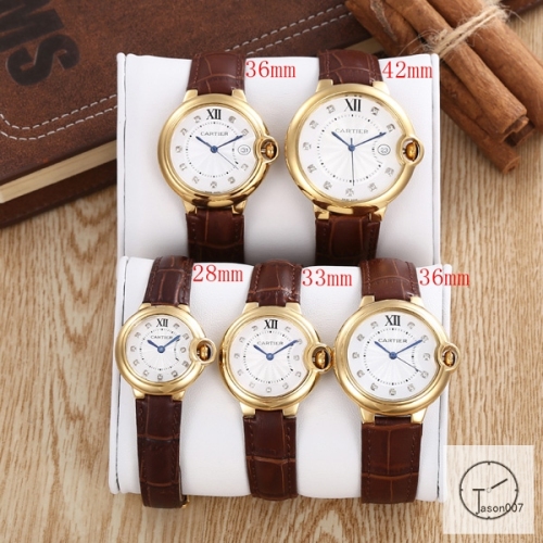 Cartier Ballon Bleu Luxury Silver Diamond DiaL Smooth Bezel EVE Rose Gold Case Quartz Battery Power Stainless Steel Strap Womens Watch Fh120735336565