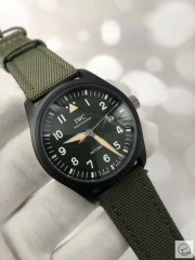 IWC PILOT'S SCHAFFHAUSEN Mark XV2 WATCH AUTOMATIC SPITFIRE AUTOMATIC Mechical IW326803 42MM BLACK DIAL Everose Gold Case Stainless Steel Case Stainless Steel Leather Strap Mens Wristwatches ICW22350560